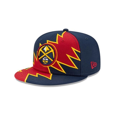 Blue Denver Nuggets Hat - New Era NBA Flash 9FIFTY Snapback Caps USA9015476